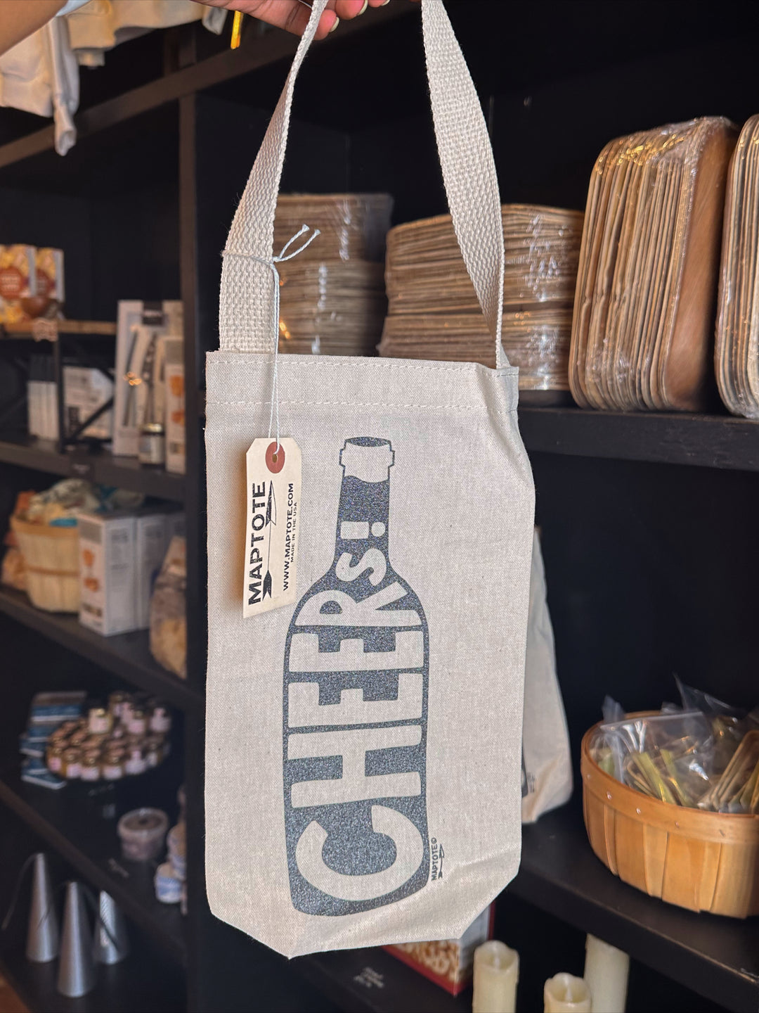 Cheers! Single Wine Totes
