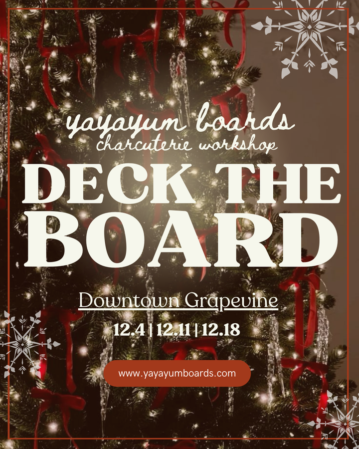 Deck the Boards | Holiday Charcuterie Workshop Series 🎄