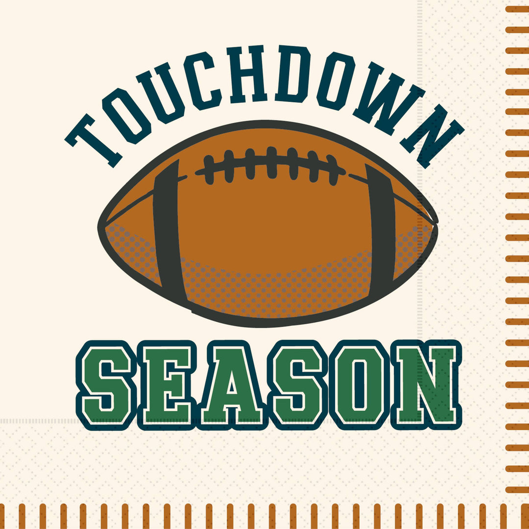 Touchdown Season Cocktail Napkins 20 ct Football
