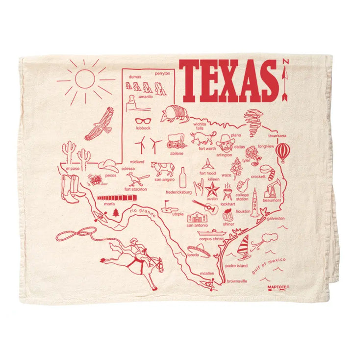 Texas Tea Towels - Natural