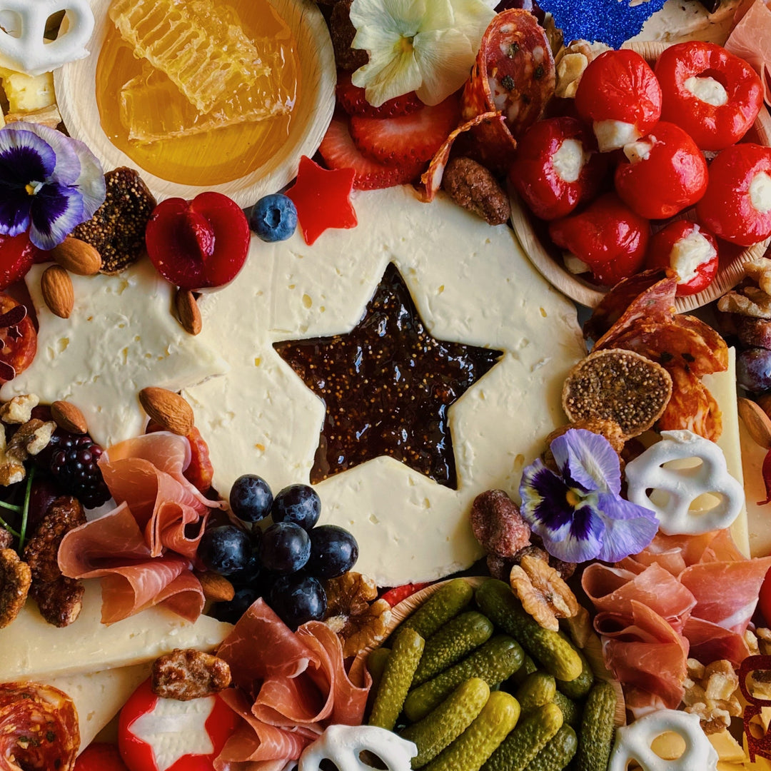 4th of july cheese board